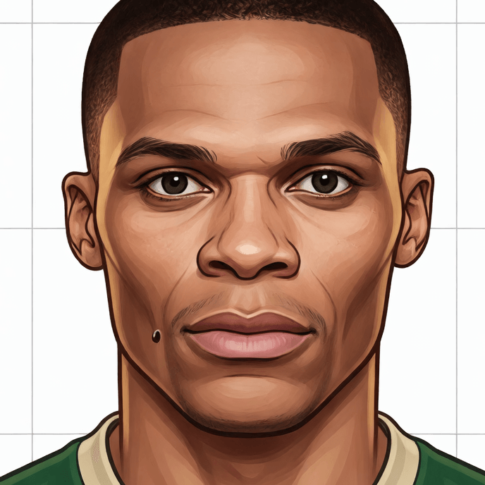 Russell Westbrook portrait